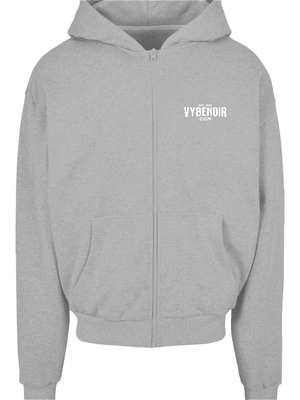 V Y B E N O I R SMILE ZIP HOODIE - VybeNoir