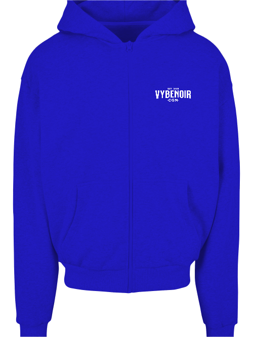 V Y B E N O I R SMILE ZIP HOODIE - VybeNoir