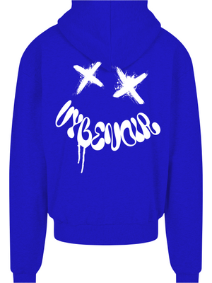 V Y B E N O I R SMILE ZIP HOODIE - VybeNoir