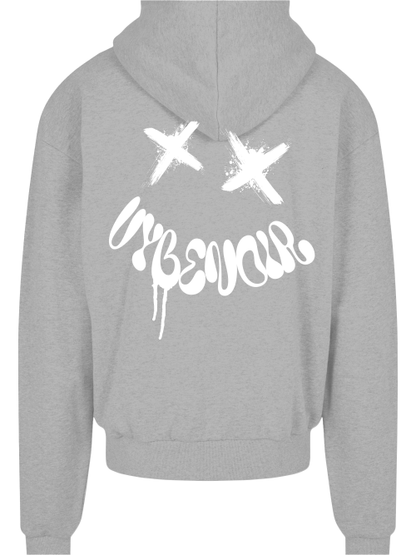 V Y B E N O I R SMILE ZIP HOODIE - VybeNoir